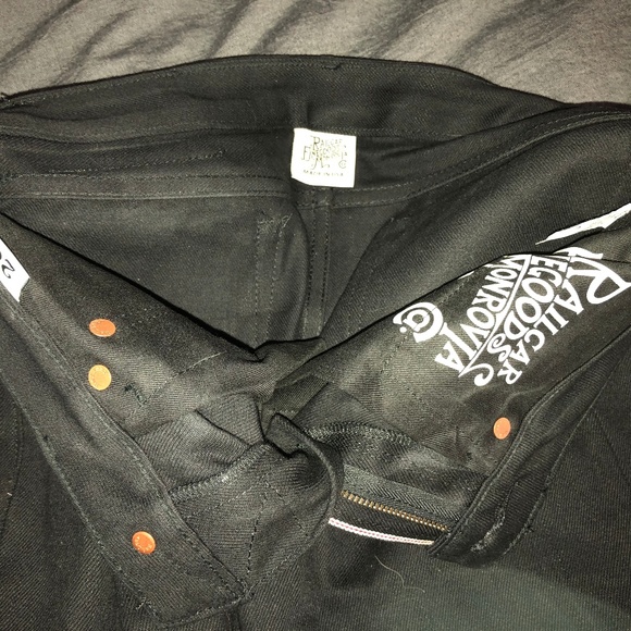 Women's Railcar Japanese Selvedge Denim Black Jean - Picture 5 of 5